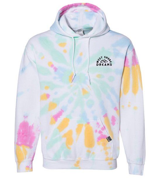 STAY NASTY BURST TIE-DYE MIDWEIGHT FLEECE