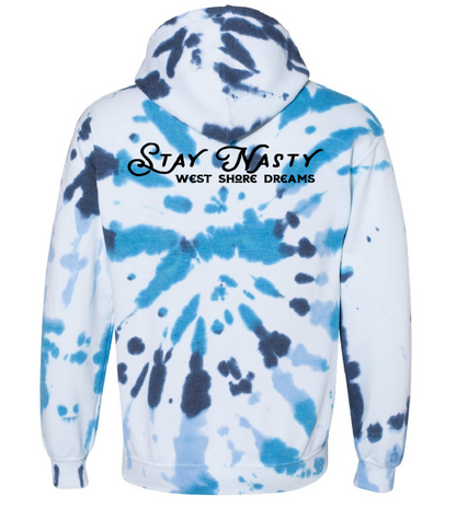 STAY NASTY BURST TIE-DYE MIDWEIGHT FLEECE