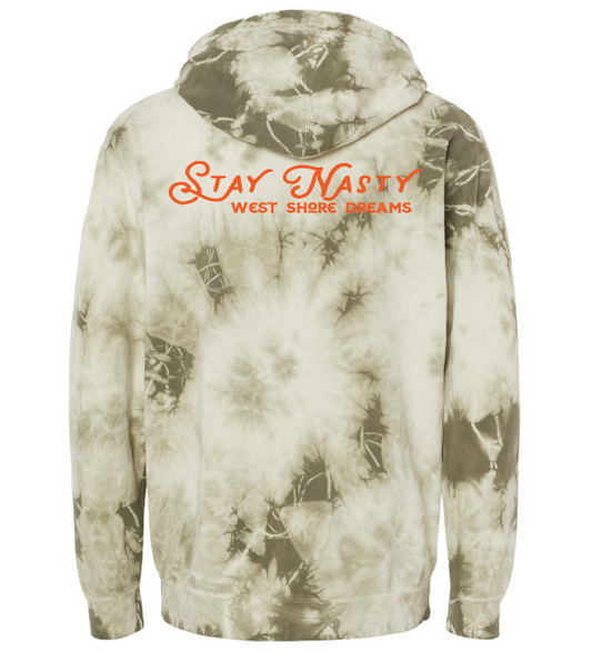 STAY NASTY MARBLE TIE-DYE MIDWEIGHT FLEECE