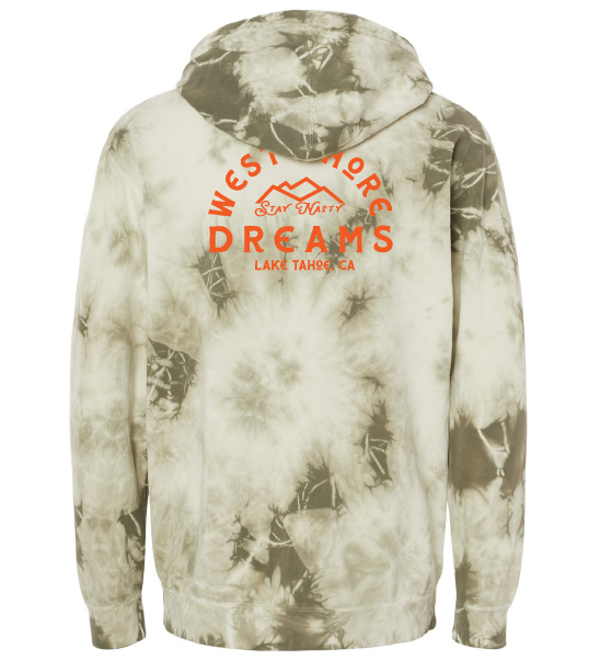 LOGO MARBLE TIE-DYE MIDWEIGHT FLEECE