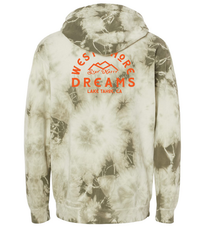 LOGO MARBLE TIE-DYE MIDWEIGHT FLEECE